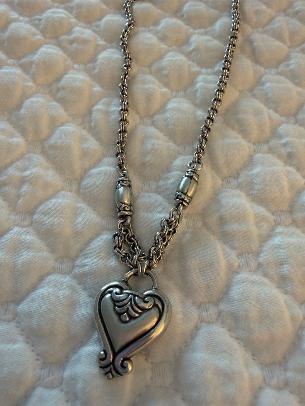Brighton Blair Heart Pendant Necklace Rolo Chain. PRICE DROP FIRM